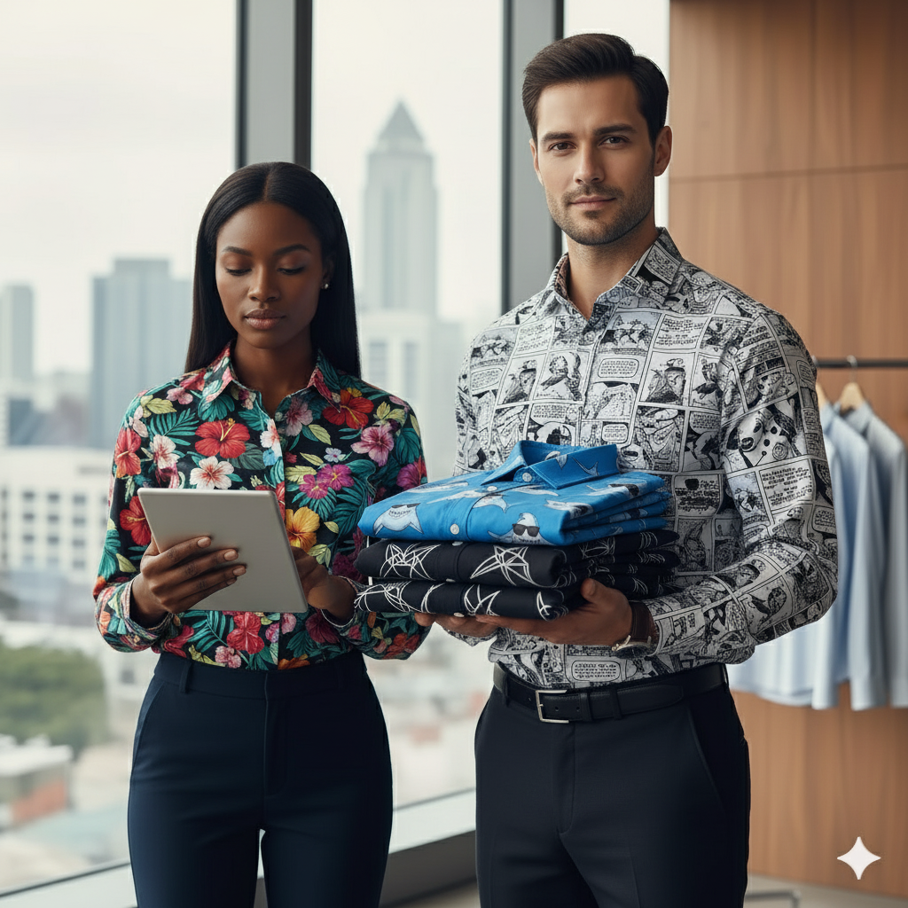 Premium Printed Casual Shirts for Modern Style & Comfort