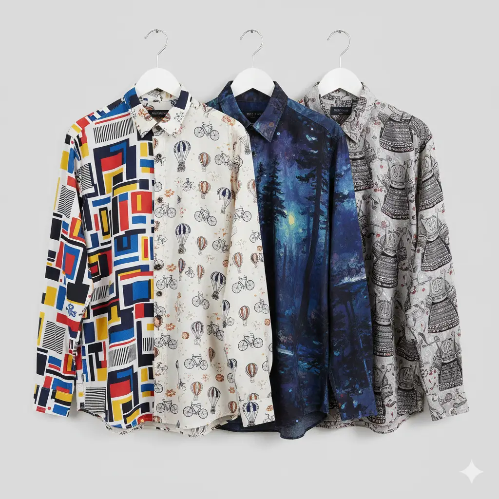 Premium Printed Casual Shirts – All Colours